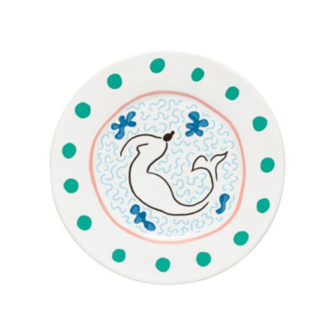 Costa Nova – Salad / Dessert Plate, Mermaid Summer Bliss